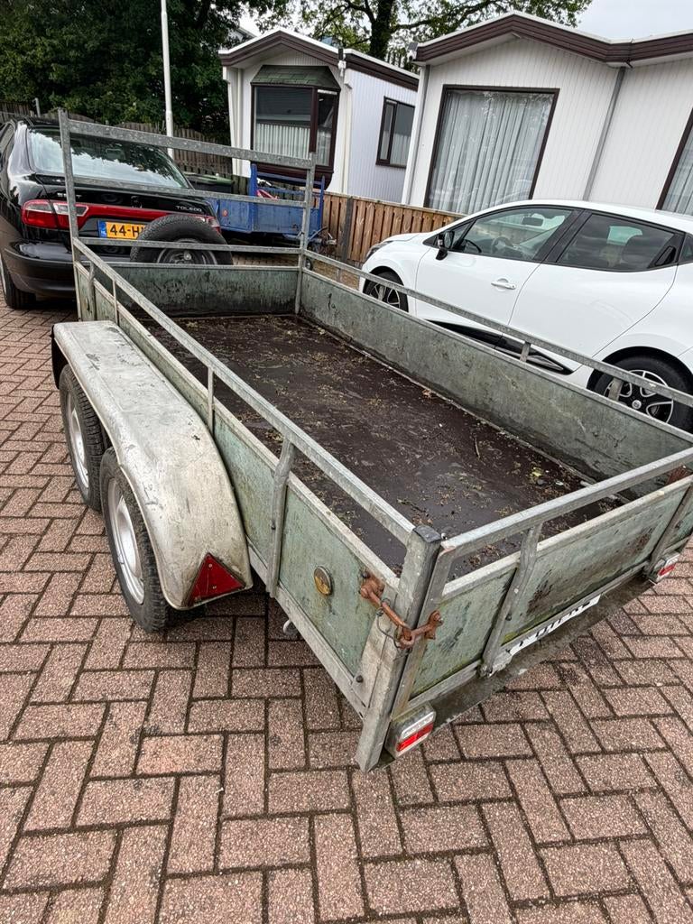 Aanhanger tandemasser 250x130, Ophalen, Zo goed als nieuw