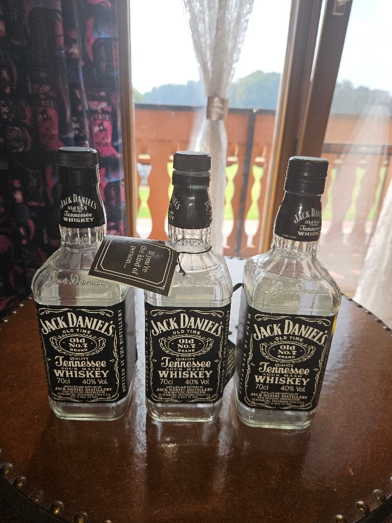 3 Jack Daniels wiskey flessen, Verzamelen, Ophalen