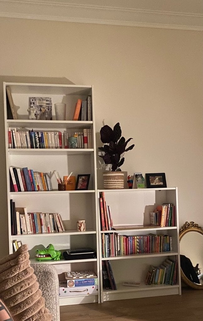 Planken/boekenkasten, Huis en Inrichting, Kasten | Boekenkasten, Ophalen, Gebruikt, 50 tot 100 cm, 150 tot 200 cm