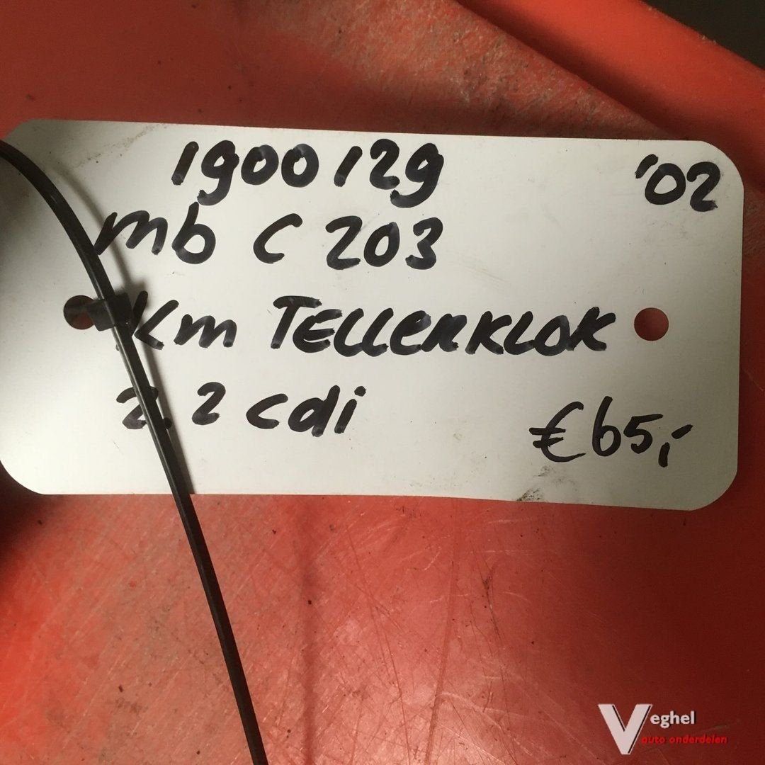 Mercedes c203 2.2cdi 2002 km tellerklok, -, Utilisé, -, -
