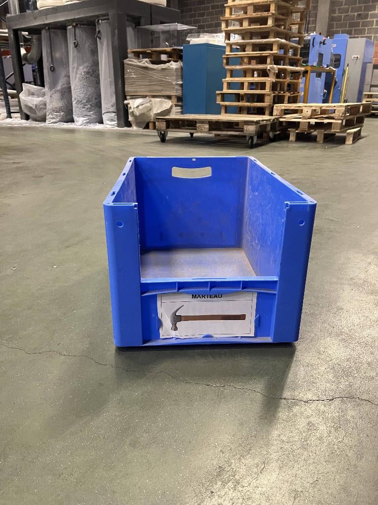 Bac gerbable à ouverture frontale 100% recyclé 600x400x320mm, Ophalen, 40 tot 60 cm, 50 tot 75 cm, Zo goed als nieuw