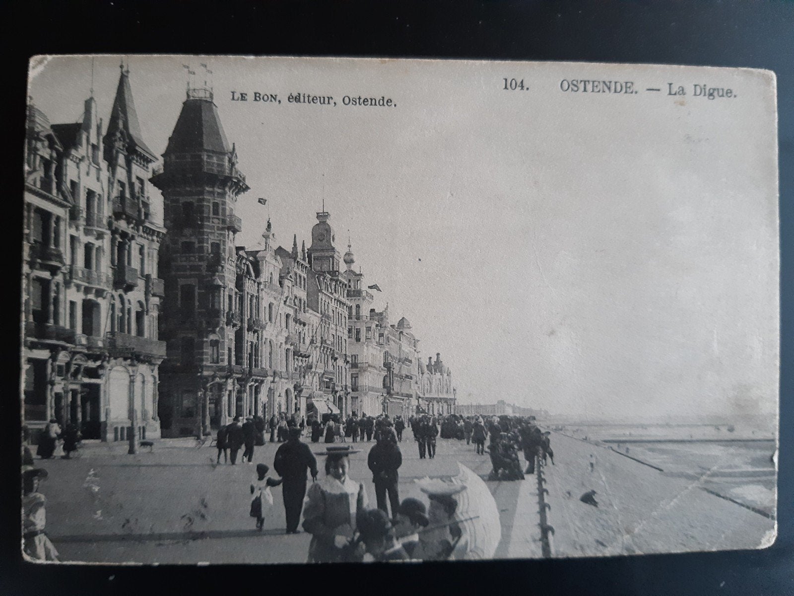 OOSTENDE OSTENDE DIGUE ZEEDIJK 1906, Enlèvement ou Envoi