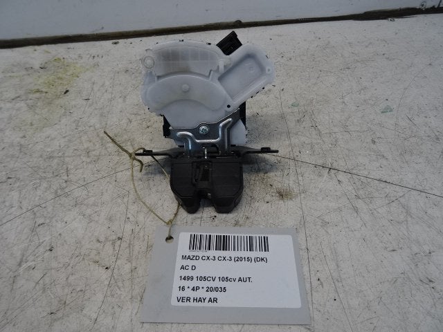 SERRURE COFFRE Mazda CX-3 (01-2015/01-2018), Utilisé, Mazda, Haillon arrière