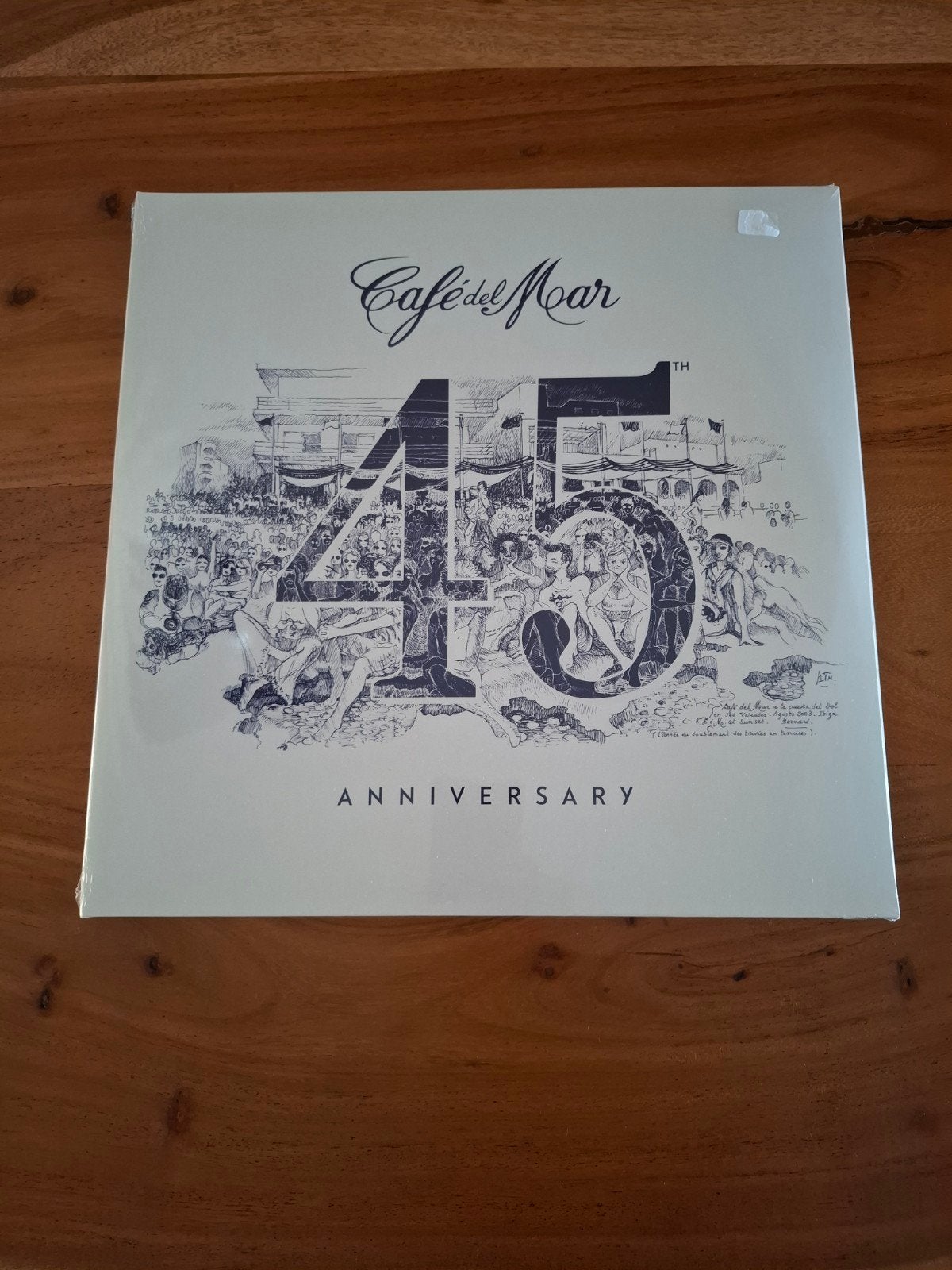 Cafe del Mar 45 Anniversary dubbelvinyl - sealed - mint, Cd's en Dvd's, Dance, Ophalen of Verzenden, 12 inch, Limited edition