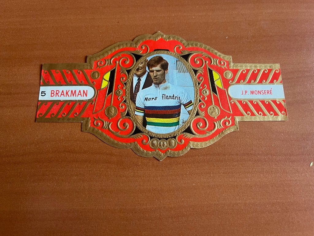 Sigarenband Brakman: World champion Jean-Pierre Monseré, Verzenden, Gebruikt, Overige typen
