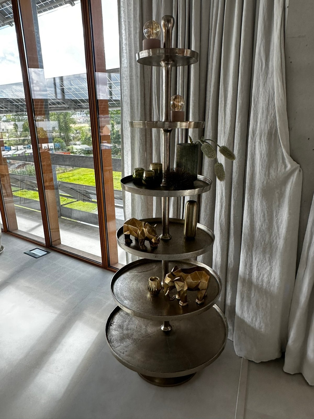 XL Etagere  - Brons - Ø80x200 cm, Maison & Meubles, Accessoires pour la Maison | Étagères, Enlèvement, Comme neuf, Étagère