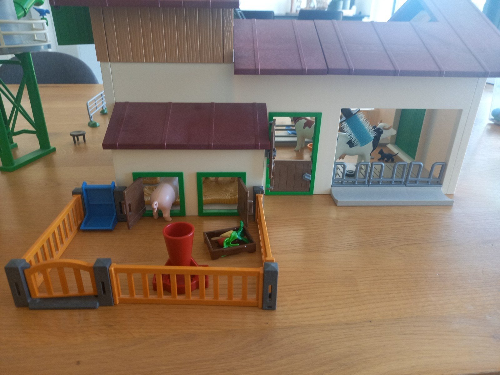 playmobil country grote boerderij met silo en dieren, Enlèvement, Utilisé, Country