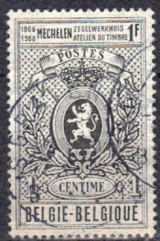 Belgique 1968 - Yvert/OBP 1447 - Office d'impresion ph (ST), Timbres & Monnaies, Envoi, Affranchi, Oblitéré