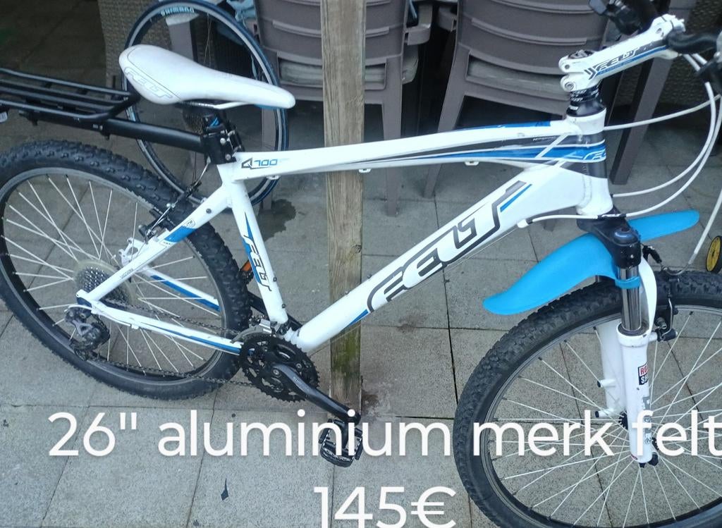 26" merk felt aluminium Fiets in zeer goede staat, rijklaar, Ophalen