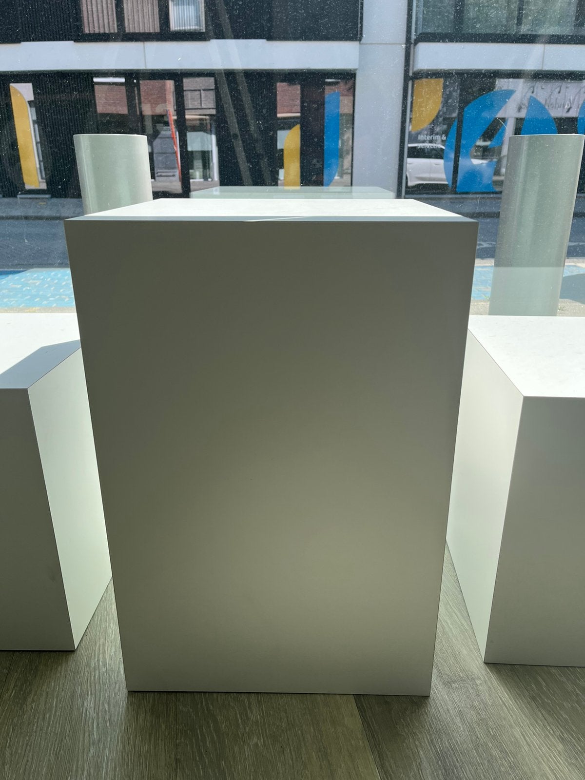 Witte gelamineerde blok (40x40x60cm), 50 – 75, Comme neuf, Enlèvement, Moins de 50 cm