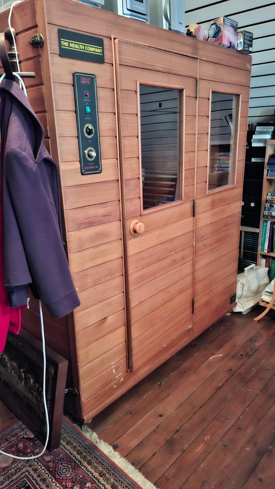 cabine infrarouge 2/3 personnes., Sports & Fitness, Enlèvement, Utilisé, Infrarouge, Sauna complet