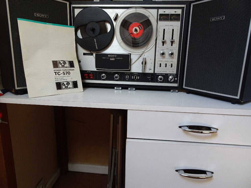 Vintage Sony TC-570  bandopnemer, Audio, Tv en Foto, Ophalen, Bandrecorder