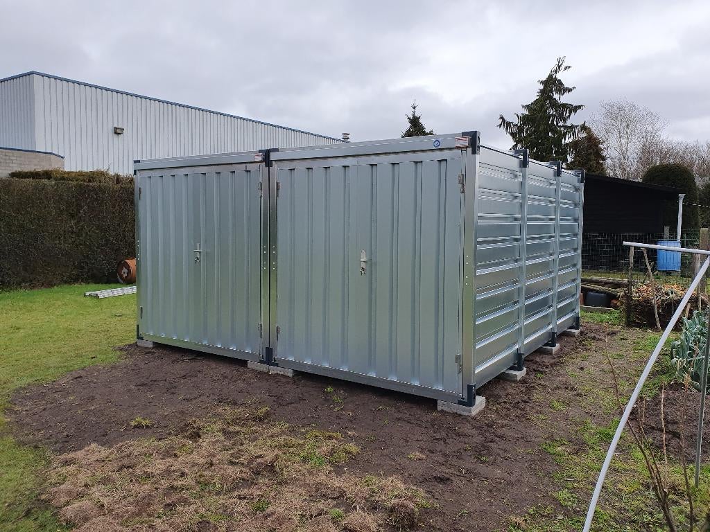 demontabele opslagcontainer 4 meter, Ophalen