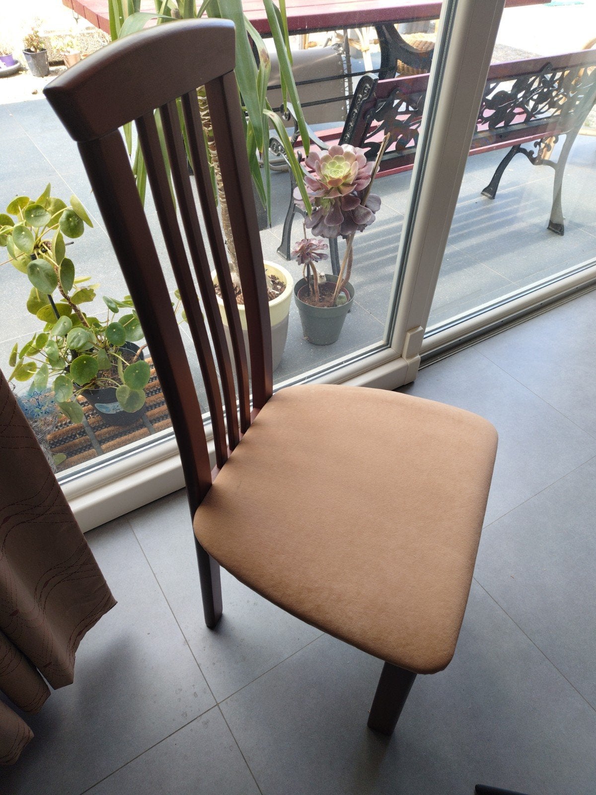 living/eetkamer stoelen, Maison & Meubles, Chaises, Bois, Brun, Enlèvement, Cinq, Six Chaises ou plus