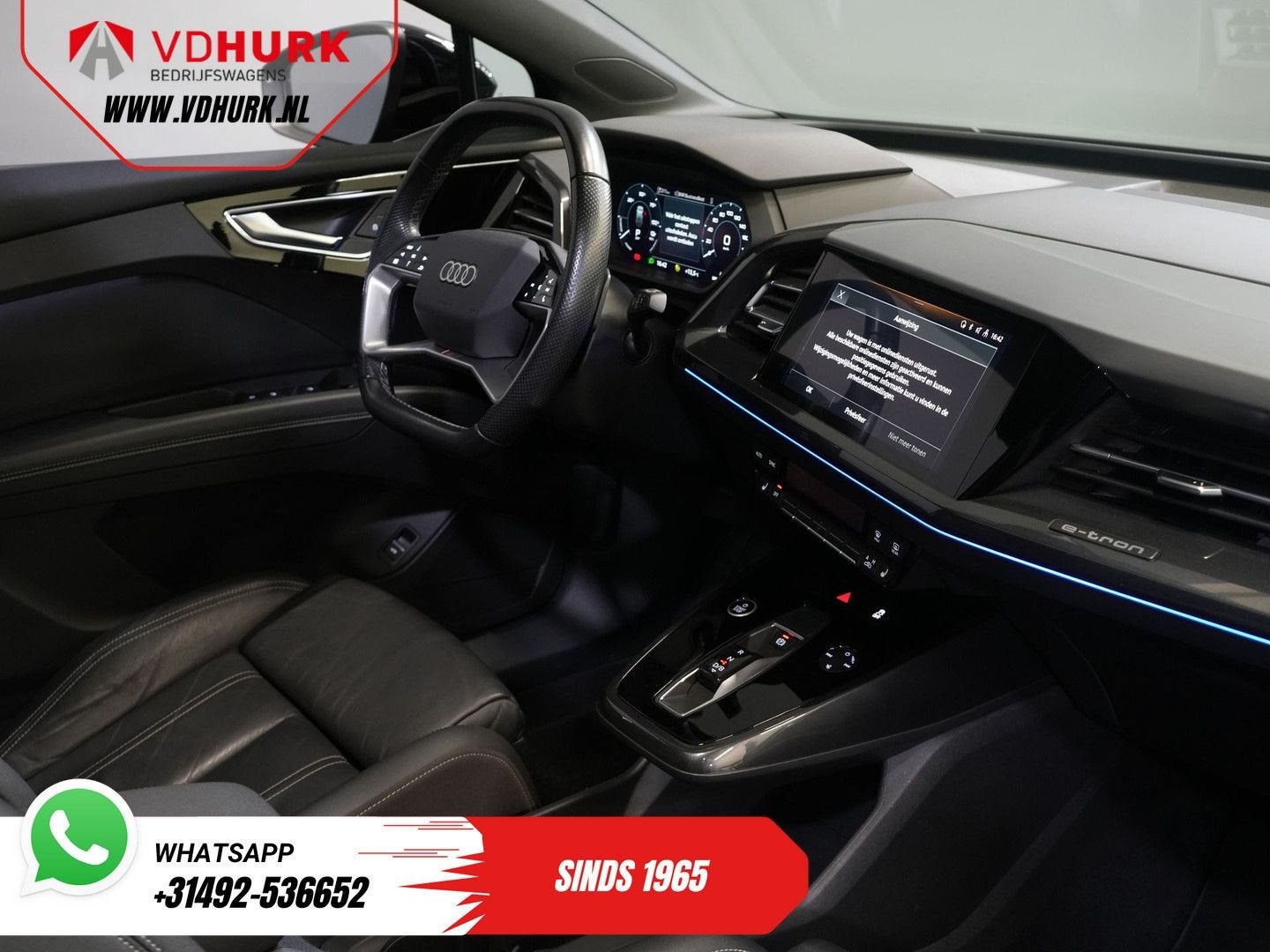 Audi Q4 e-tron 40 77kWh 523 km WLTP S-Line/ Pano/ Leder/ Key, Autos, Electronic Stability Program (ESP), Achat, Automatique, 82 kWh