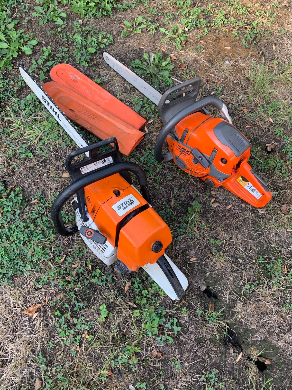 Stihl ms660, husqvarna 562xp, Tuin en Terras, Hand-tuingereedschap, Ophalen, Zo goed als nieuw