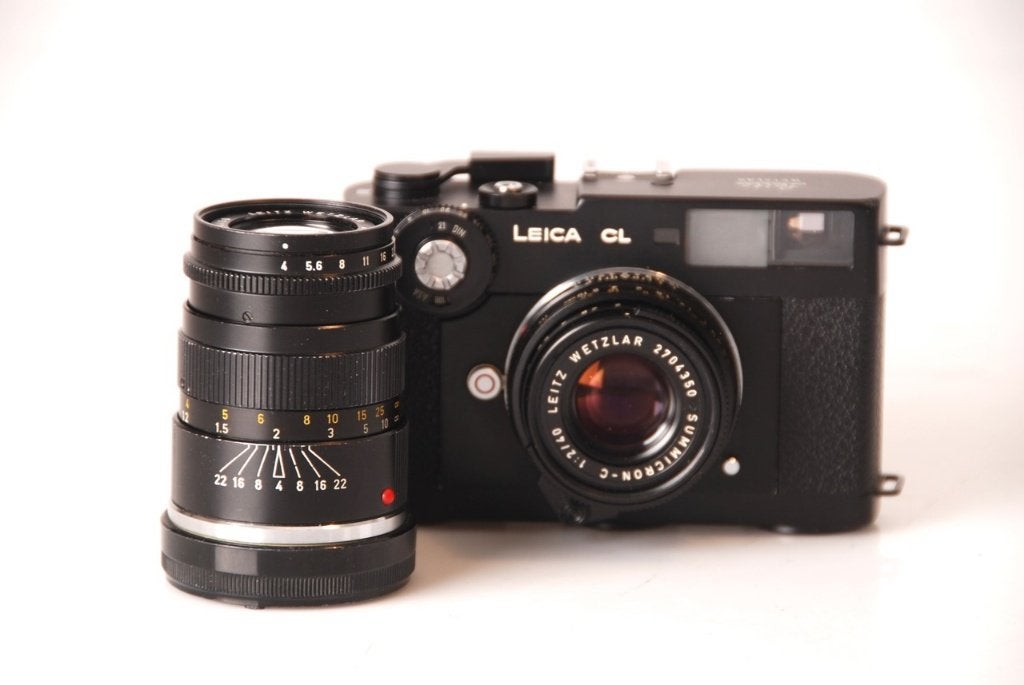 LEICA CL + SUMMICRON-C 40/2.0 + ELMAR-C 90/4.0, Enlèvement ou Envoi, Leica
