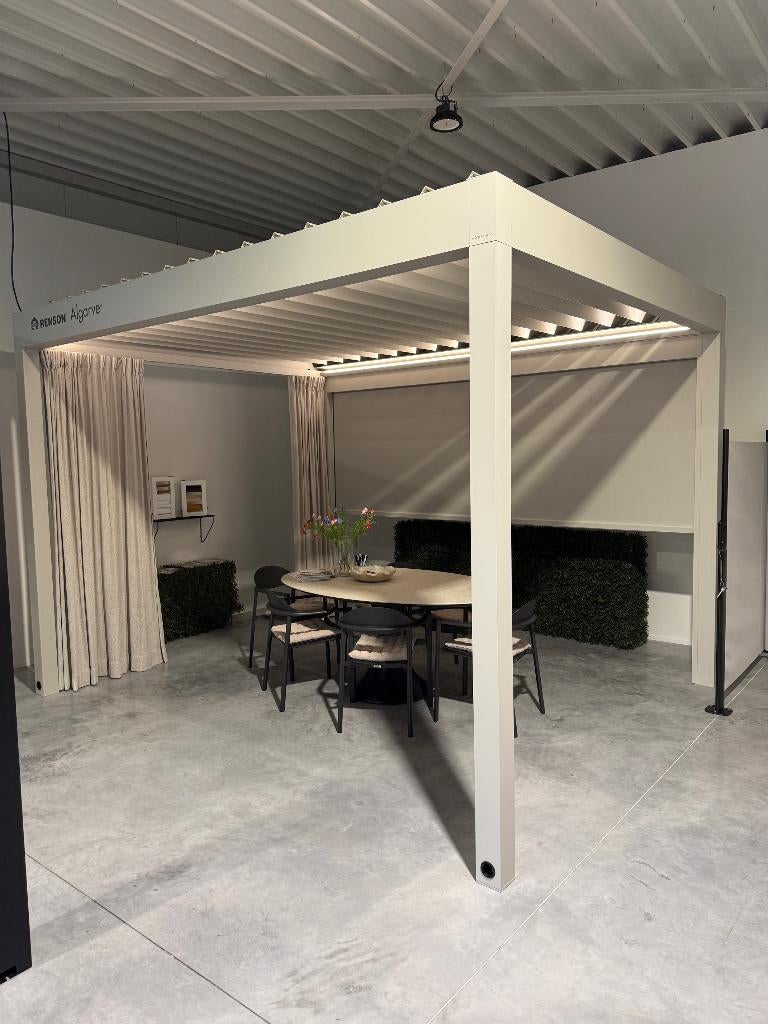 Lamellendak Toonzaalmodel Renson, Tuin en Terras, Overkappingen, Ophalen, Nieuw, Tuinpaviljoen