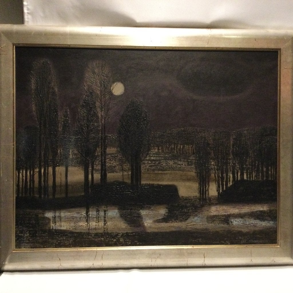 Peinture « Night « signée par Geo Mommaerts. P038/jour., Enlèvement
