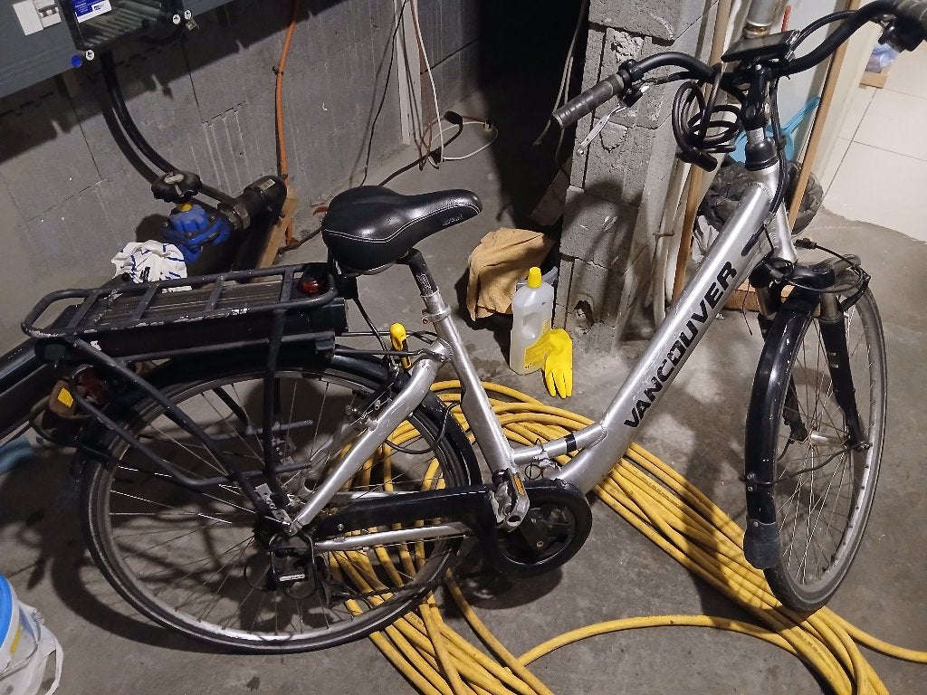 Elektrische fiets, Ophalen, Gebruikt