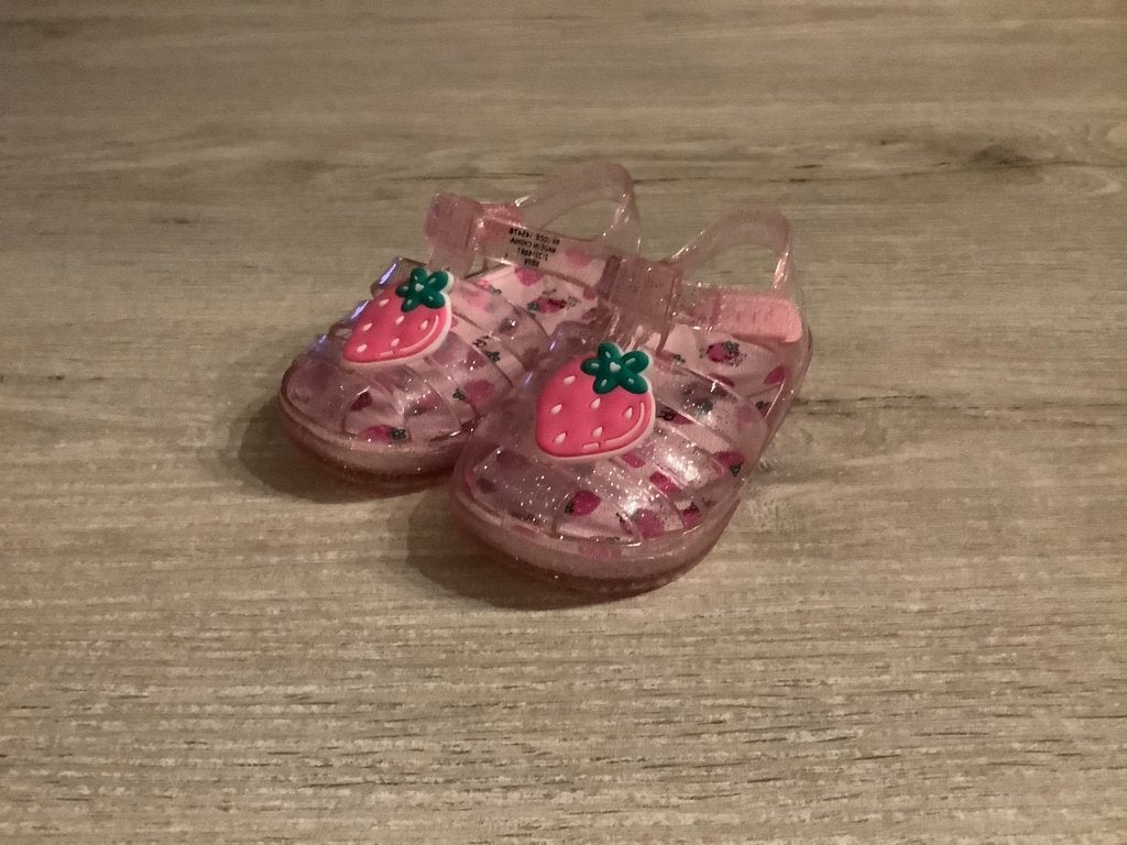 Sandales roses à paillettes pour bébés filles (taille 19), Enlèvement ou Envoi, Primark, Fille, Bottines
