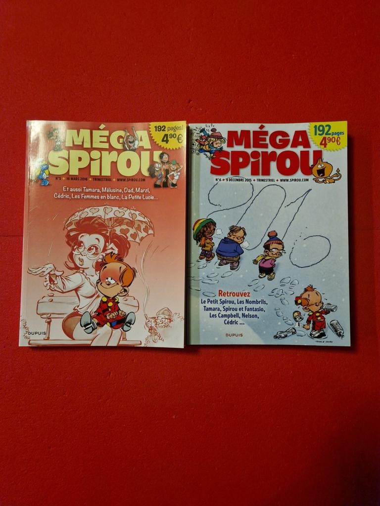 Lot de 2 bd mega spirou, Livres, Enlèvement ou Envoi