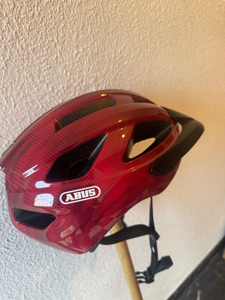 Fietshelm ABUS, Fietsen en Brommers, M, Ophalen of Verzenden, Zo goed als nieuw, ABUS