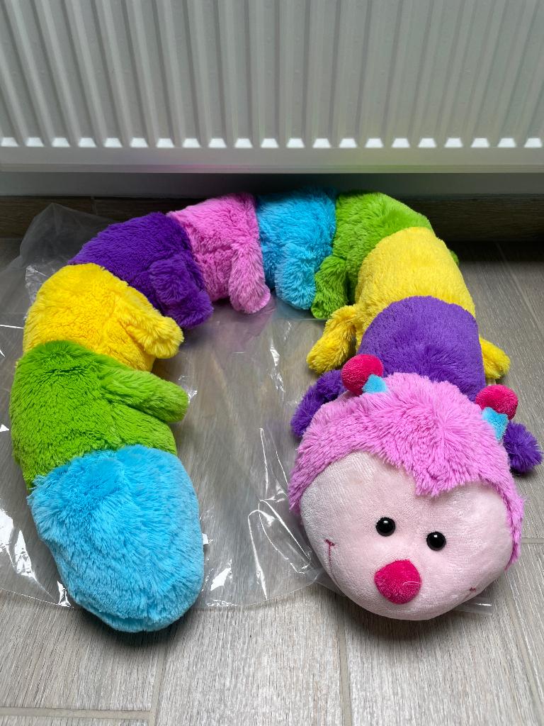 Grote rups knuffel, Ophalen