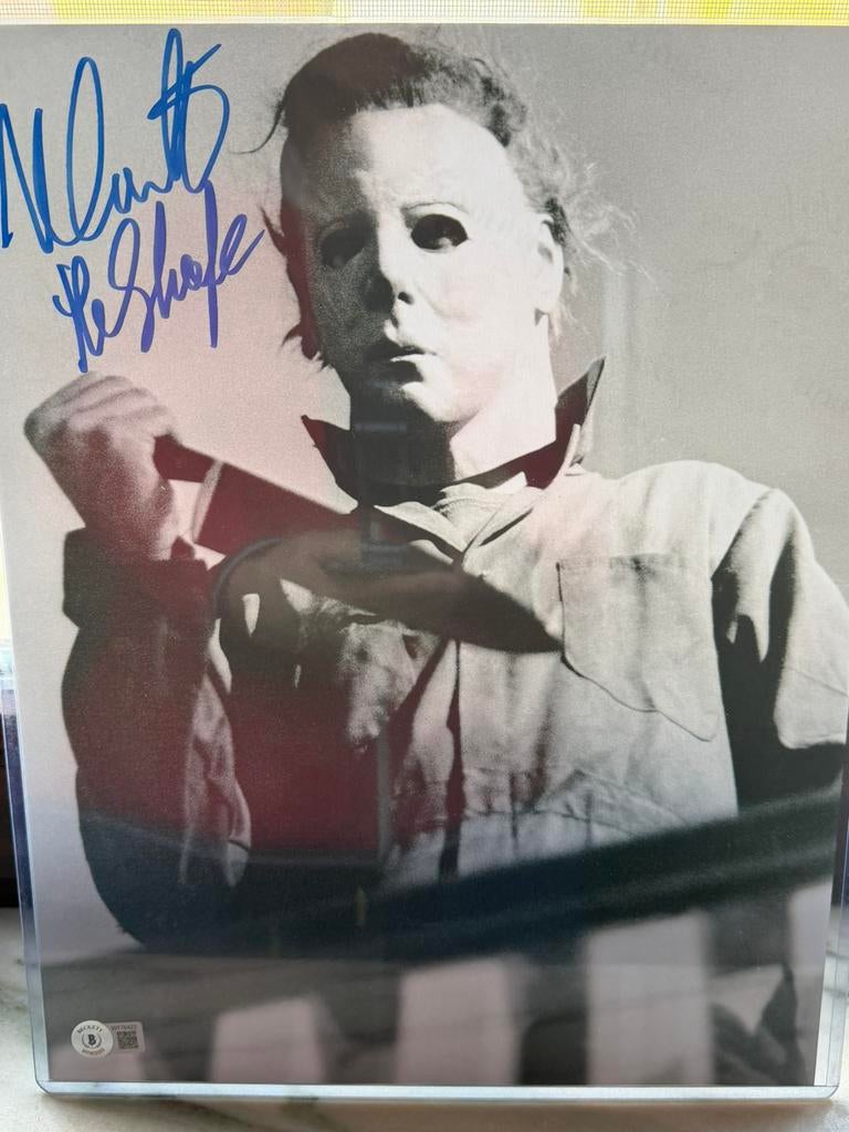 NICK CASTLE HALLOWEEN HAND GESIGNEERD !!!, Ophalen of Verzenden, Nieuw, Film, Foto of Kaart