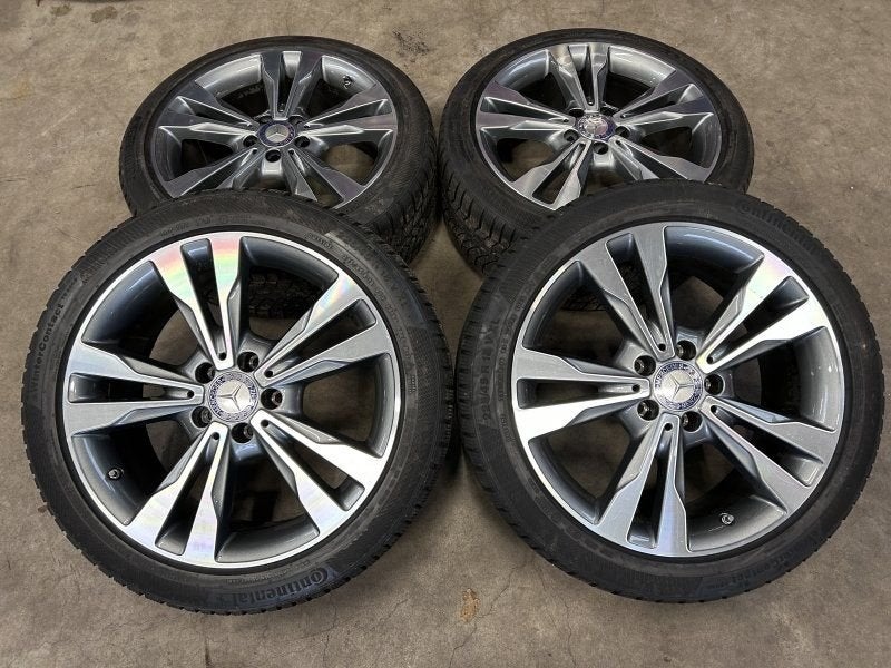 18 inch originele avantgarde velgen + winterbanden Mercedes, Auto-onderdelen, 18 inch, Gebruikt, -, -