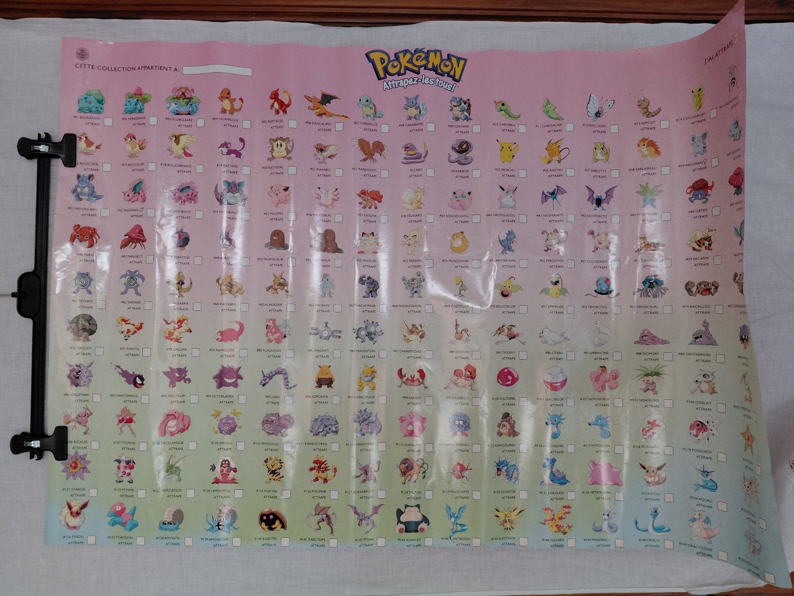 Poster Pokémon, Verzamelen, Ophalen