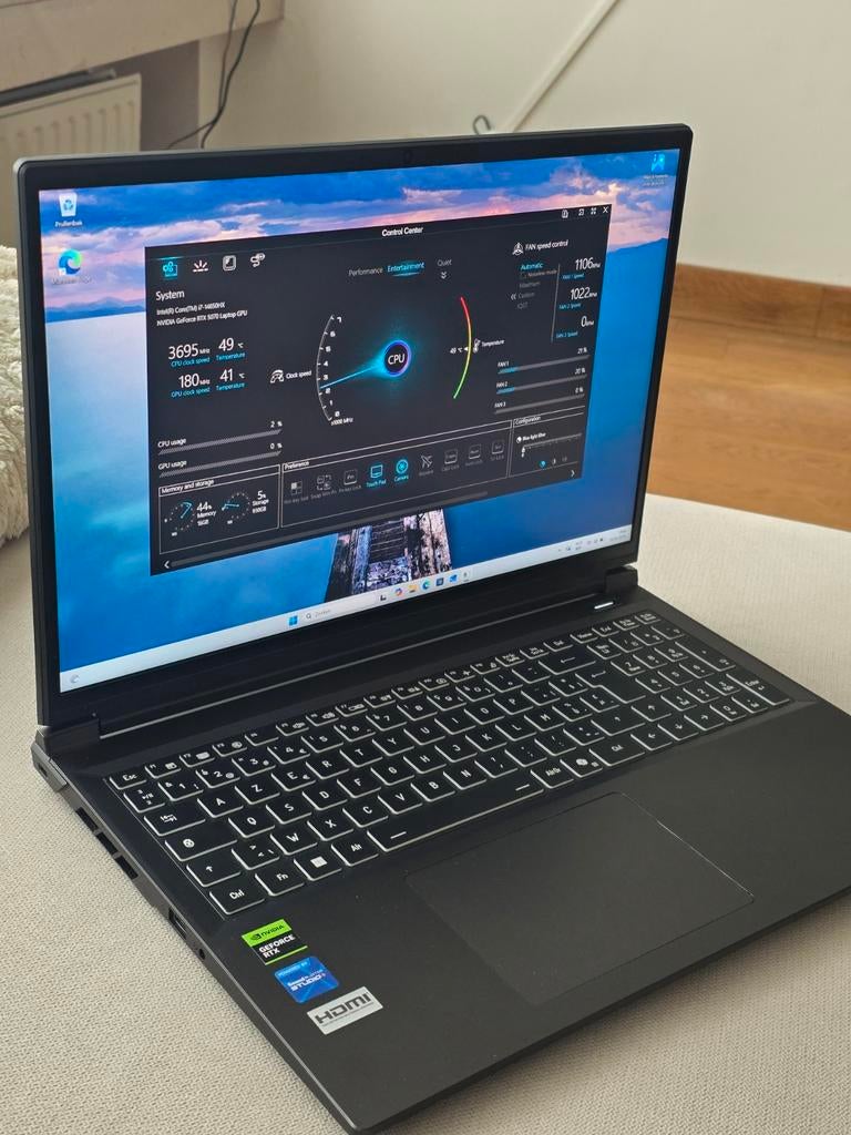 Ordinateur portable RTX 5070 + i7 14650HX, Informatique & Logiciels, Enlèvement ou Envoi, SSD