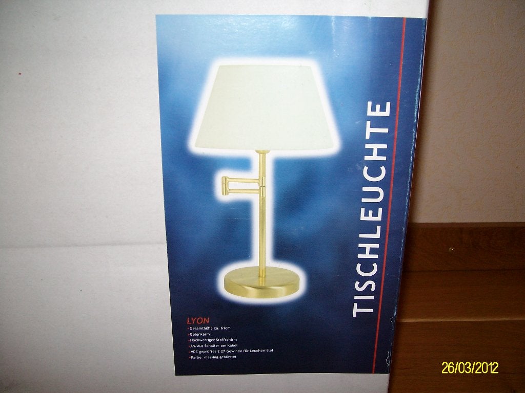Retro / Vintage: LYON Tafellamp hoogte 61 cm., NIEUW., Ophalen, Overige merken, Vintage, 61 cm