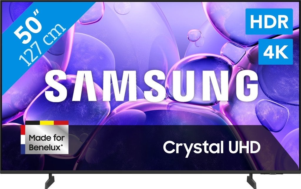 Samsung crystal UHD 50 inch 4K televisie, Neuf, LED, 50 Hz, Enlèvement