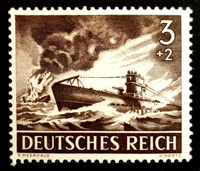 Dt.Reich: Type VII A U-Boot 1943 POSTFRIS, Enlèvement ou Envoi, Autres périodes, Non oblitéré