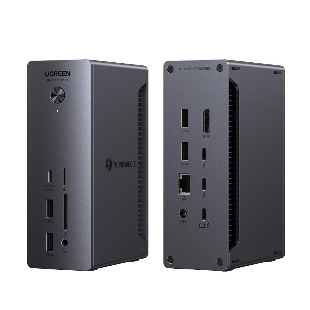 Ugreen 213 Thunderbolt 4 docking station - verzegeld, Computers en Software, Dockingstations, Docking station, Nieuw, Laptop, Verzenden