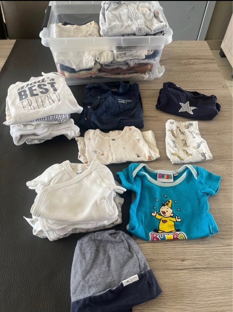 Kleertjes jongen maat 50, Kinderen en Baby's, Babykleding | Maat 50, Ophalen, Overige typen, Zo goed als nieuw, Filou & friends