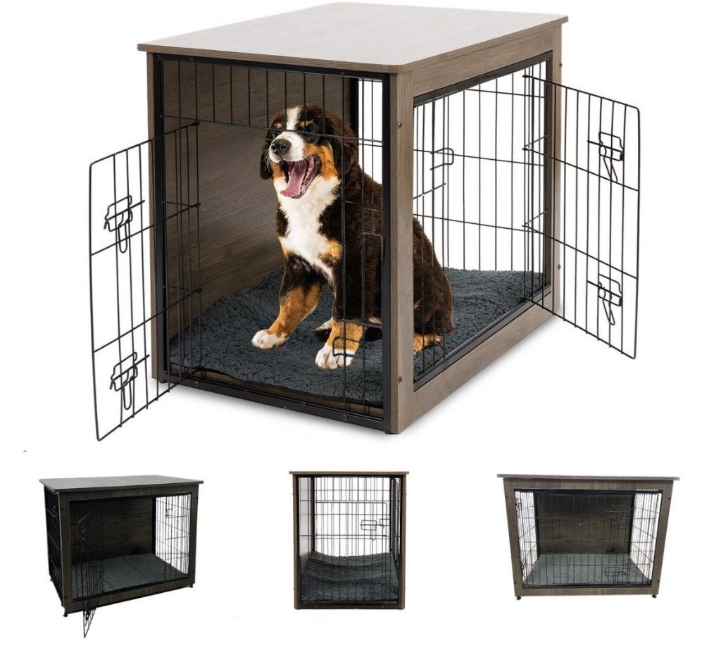 Nieuwe Houten Hondenbench - 82x55x64cm - voor binnen, Dieren en Toebehoren, Ophalen, ., Nieuw, .
