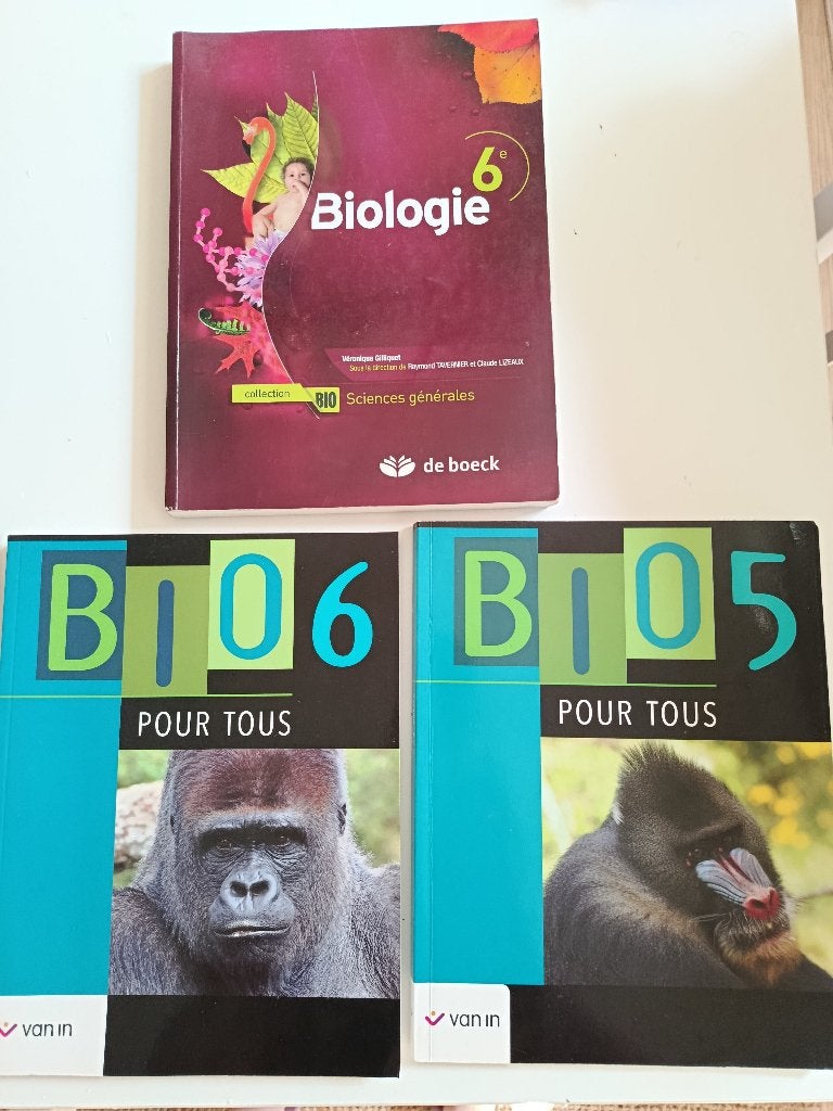 Livres Biologie (Enseignement)., Neuf, Autre, Enlèvement, Autres sciences