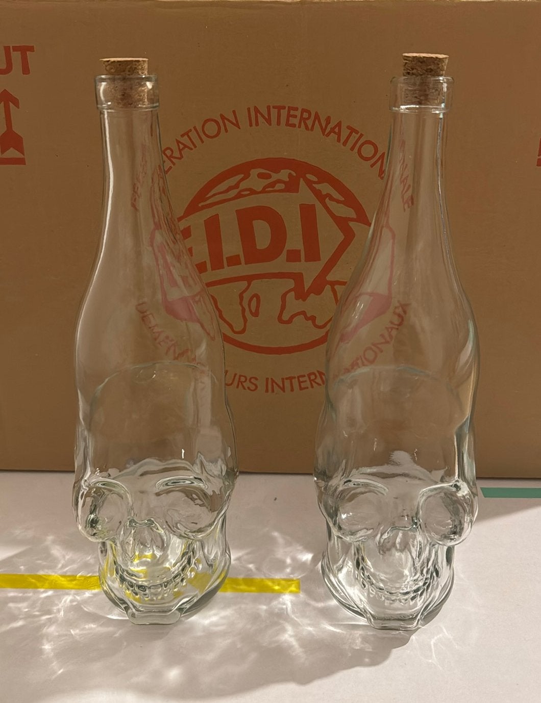 Bouteilles en verre Skull/Skyll, Enlèvement, Neuf, Autres types