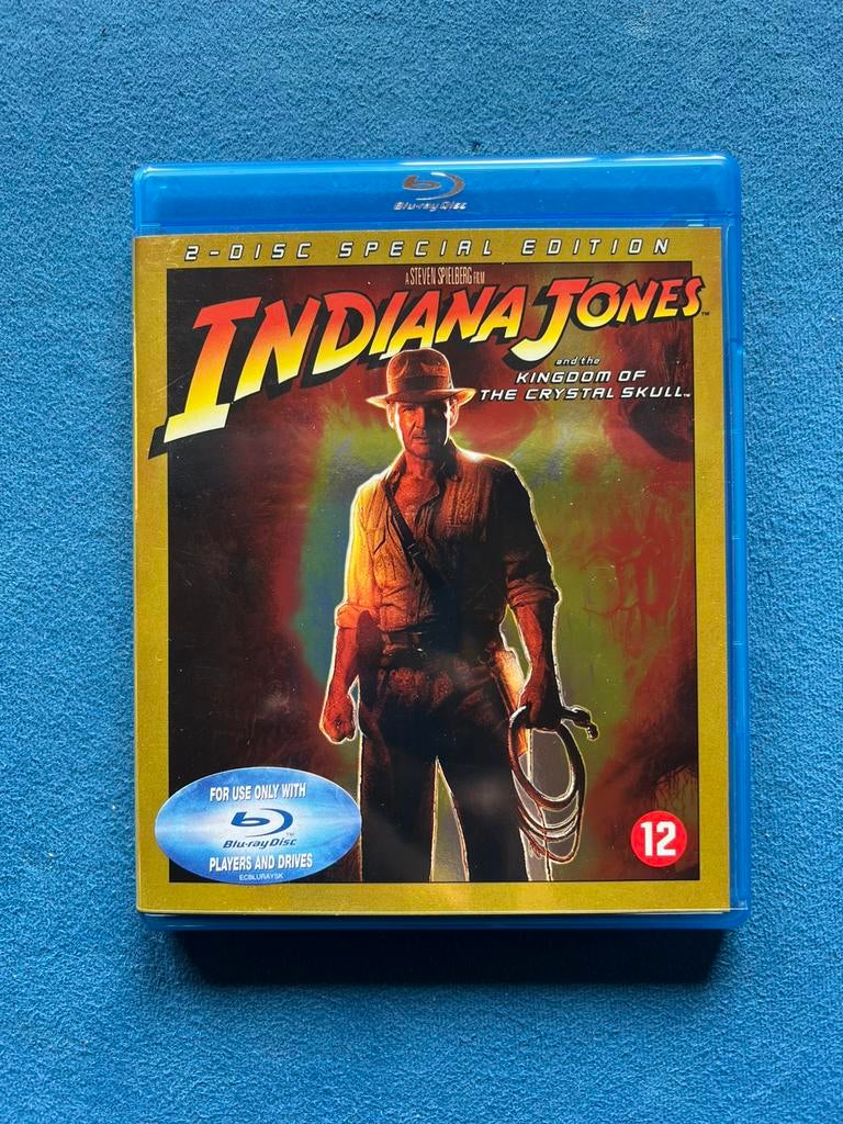 Indiana Jones: Crystal Skull Blu-ray (2-Disc), Cd's en Dvd's, Blu-ray, Zo goed als nieuw, Ophalen