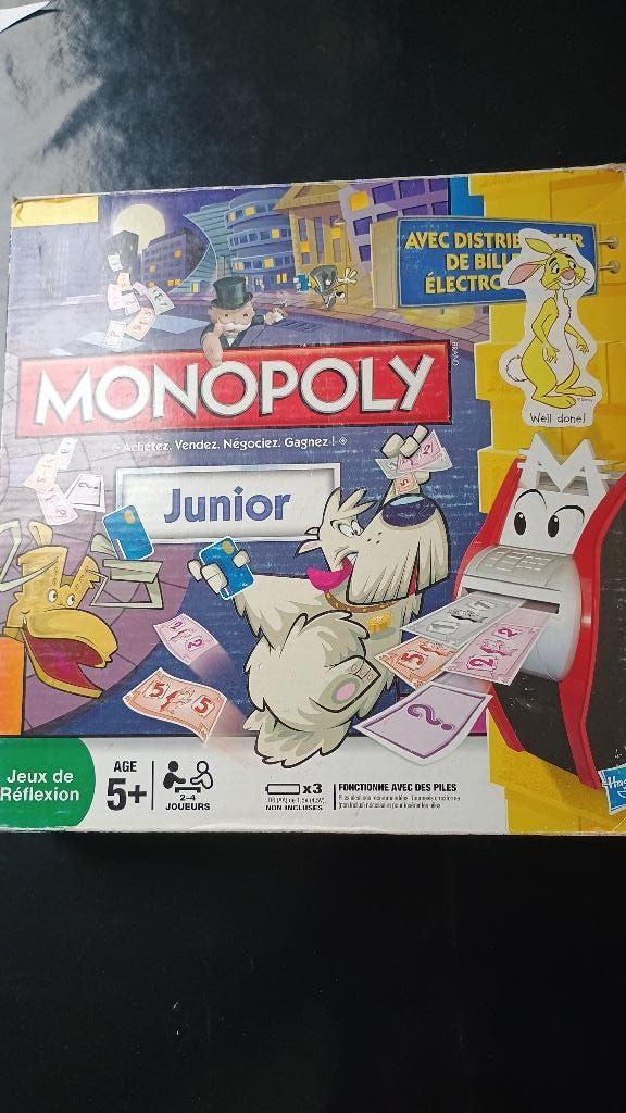 Monopoly Junior avec distributeur électronique  de billets, Enlèvement