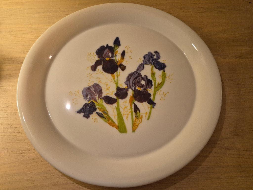 1 grande assiette décoratifs a fleurs de 40 cm, Antiquités & Art, Enlèvement