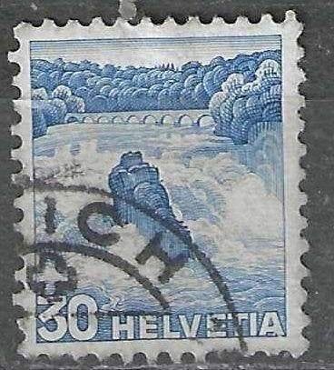 Suisse 1936 - Yvert 295 - Chutes du Rhin (ST), Envoi, Affranchi