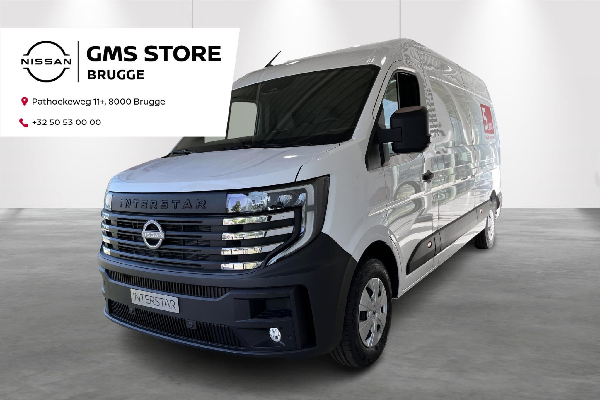 Nissan Interstar L2H2 3.5T 2,0 dCi 130 Tekna nieuw uit voorr, Auto's, Voorwielaandrijving, 4 deurs, Stof, 4 cilinders