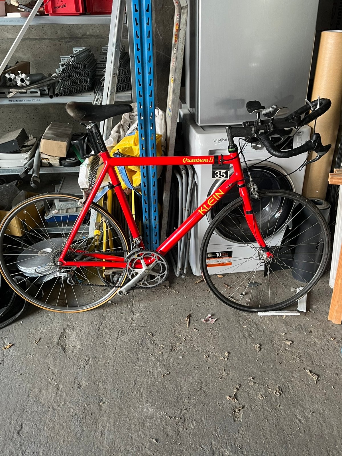 Retro tijdrit koersfiets te ruil of te koop, Enlèvement, Utilisé