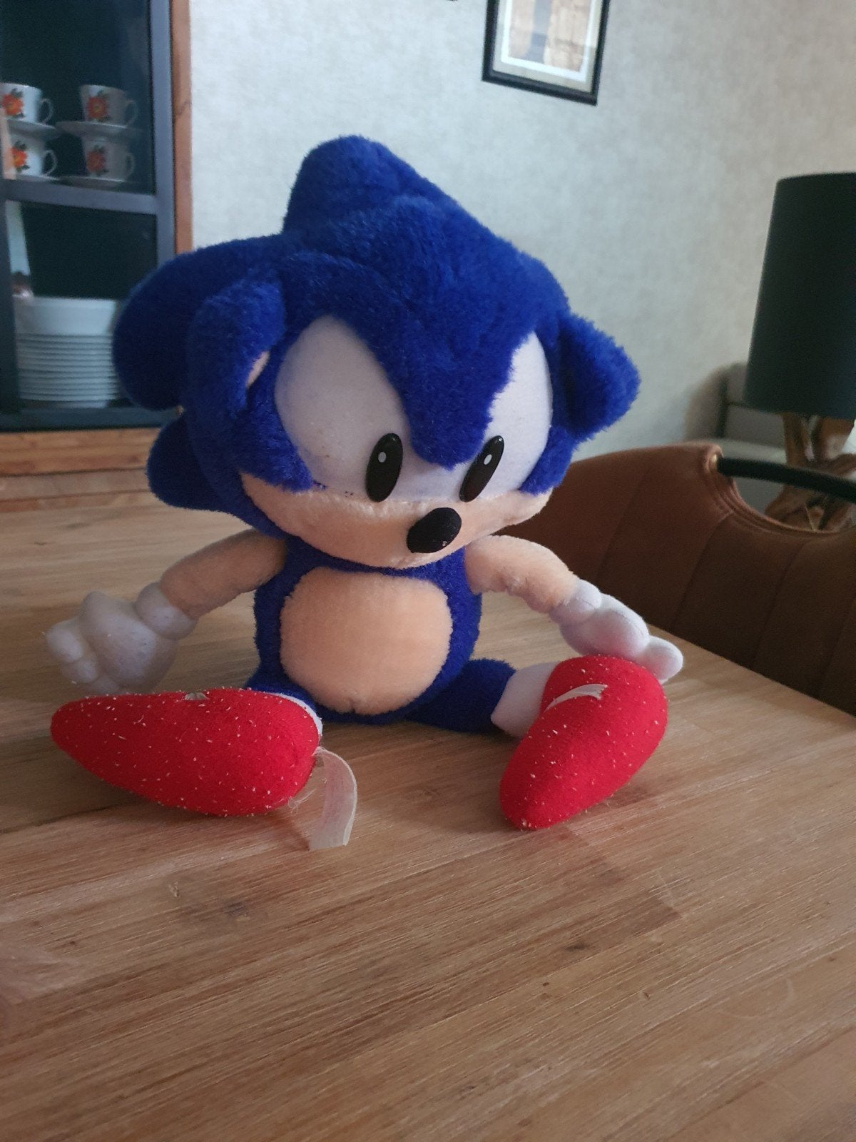 Vintage sega sonic pluche 90s, Enlèvement