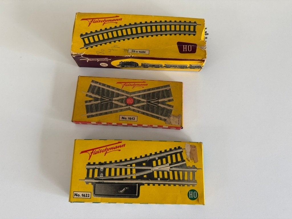 Fleischmann HO rail lot 1:87 met wissels, Hobby en Vrije tijd, Gelijkstroom, Fleischmann, Rails, Ophalen of Verzenden