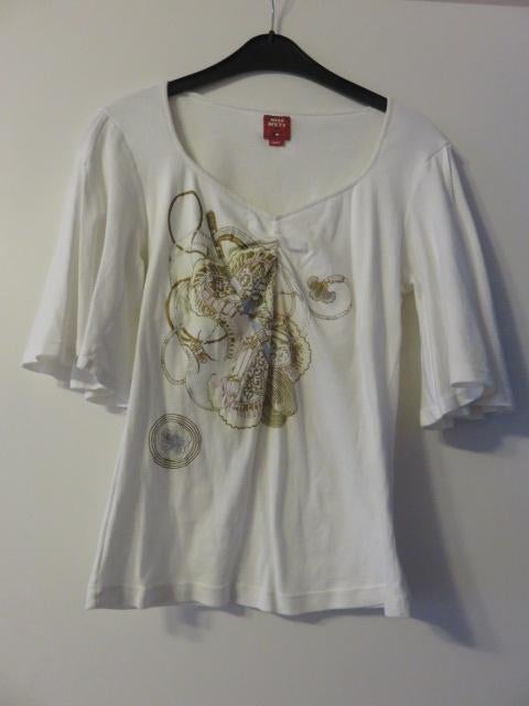 Dames top - shirt - Miss Sixty - wit - large - katoen, Wit, Nieuw, Ophalen of Verzenden, Korte mouw