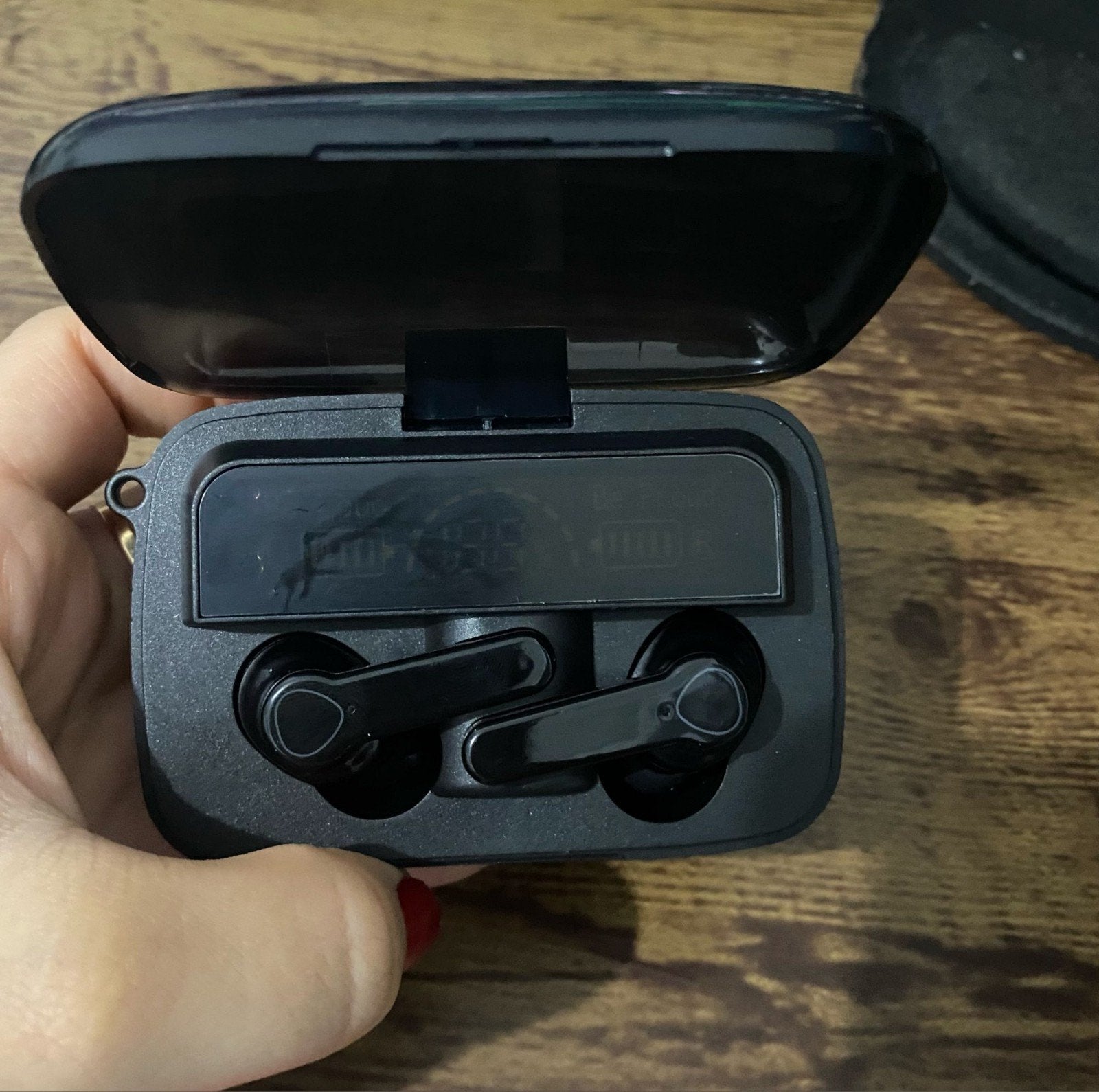 Draadloze In-ear Oordopjes met Oplaadcase - Zwart, Verzenden